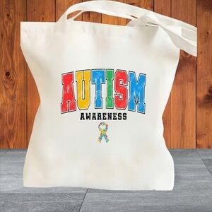 AUTISM AWARENESS CANVAS BAG